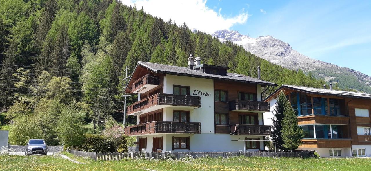 Free Cable Car & Bus In The Summer Haus L'Oree Saas-Grund Zewnętrze zdjęcie